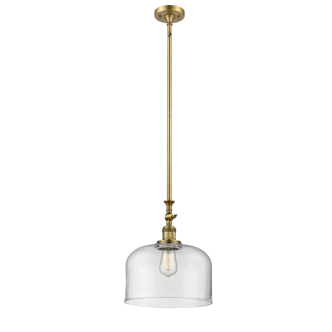 Innovations Franklin Restoration 206-BB-G72-L Pendant Light - Brushed Brass