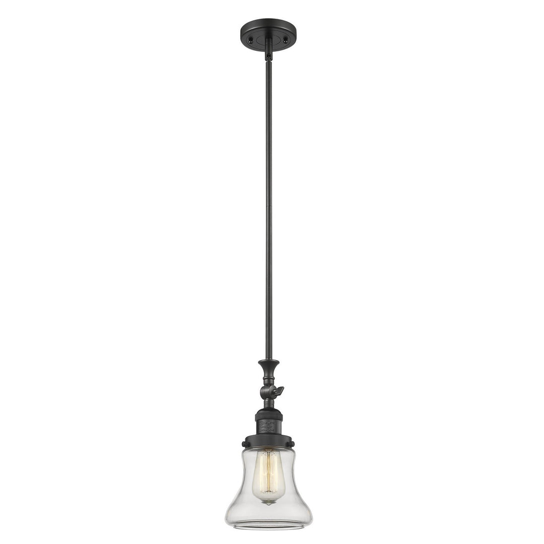 Innovations Franklin Restoration 206-BK-G192 Pendant Light - Matte Black