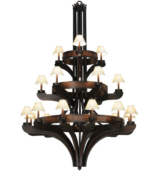 Meyda Tiffany Castilla 122634 Chandelier Light - Custom,Mahogany Bronze