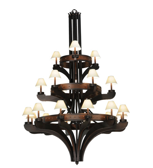 Meyda Tiffany Castilla 122634 Chandelier Light - Custom,Mahogany Bronze