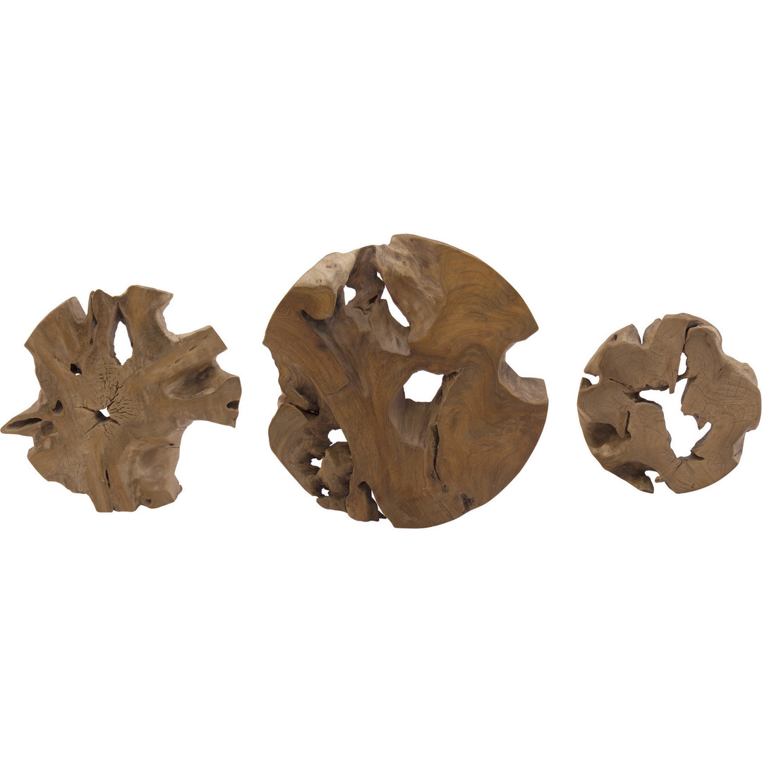 Renwil Lighting W6715 Banff Wall Art Mirror Wood/Stone/Naturals