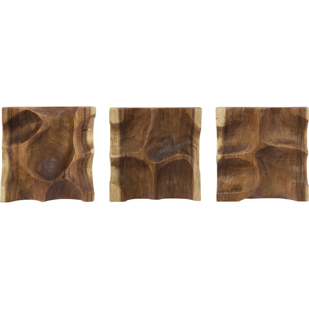 Renwil Lighting W6716 Sable Wall Art Mirror Wood/Stone/Naturals