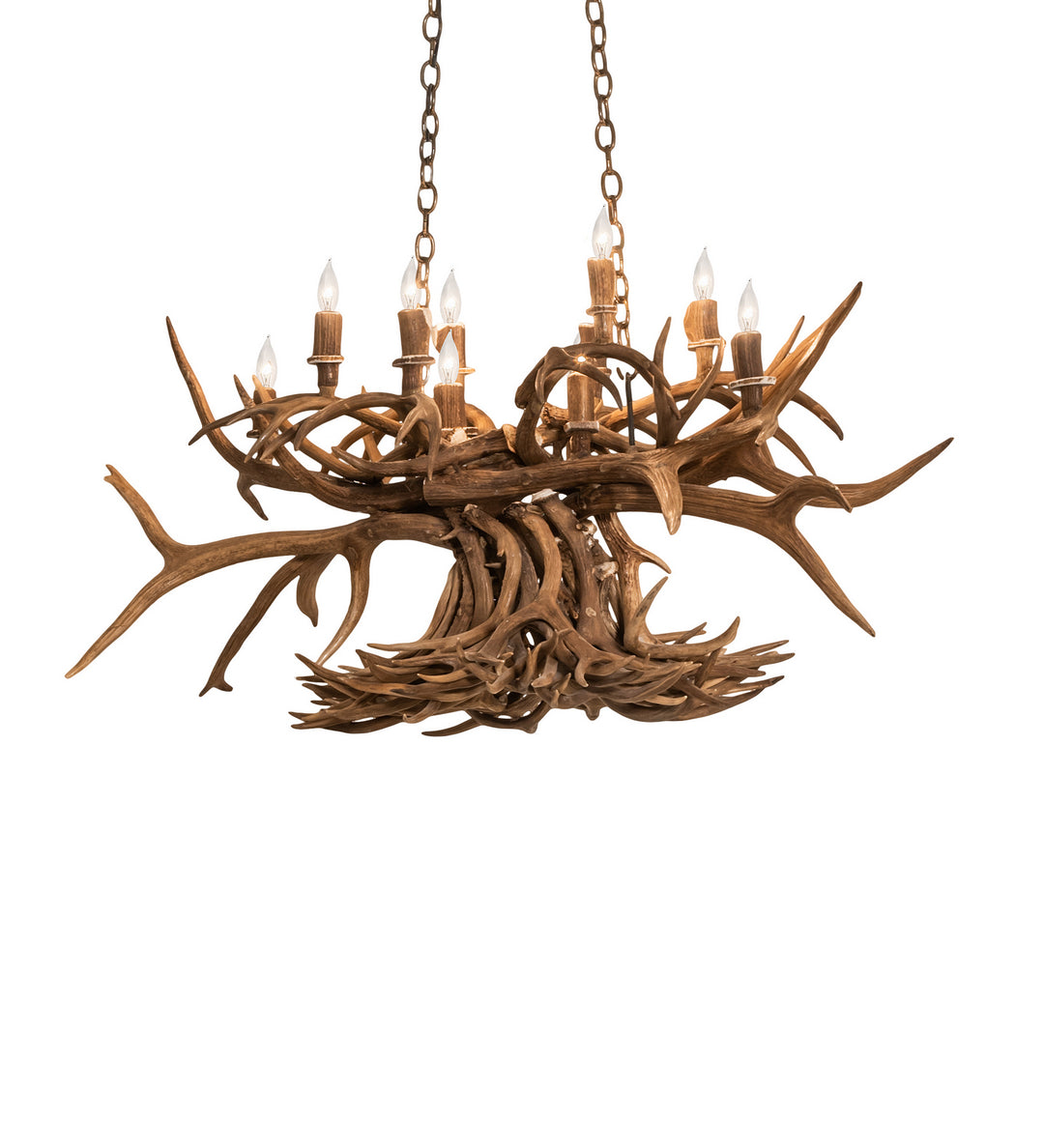 Meyda Tiffany Antlers 247232 Chandelier Light - Antique Copper