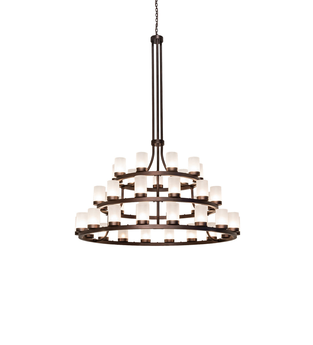 Meyda Tiffany Loxley 247337 Chandelier Light - Mahogany Bronze