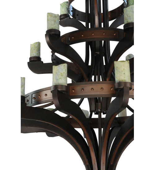 Meyda Tiffany Castilla 122640 Chandelier Light - Custom,Mahogany Bronze