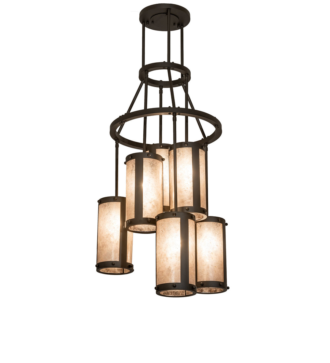 Meyda Tiffany Cartier 248345 Chandelier Light - Oil Rubbed Bronze