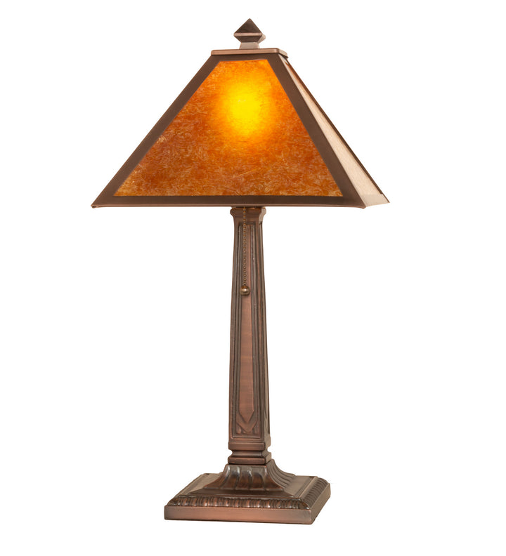 Meyda Tiffany Lighting 248804 Mission Prime One Light Table Lamp Lamp Bronze / Dark