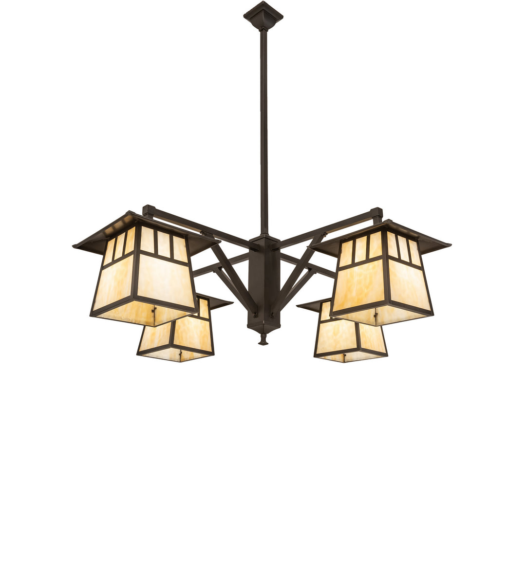 Meyda Tiffany Stillwater 250681 Chandelier Light - Craftsman Brown