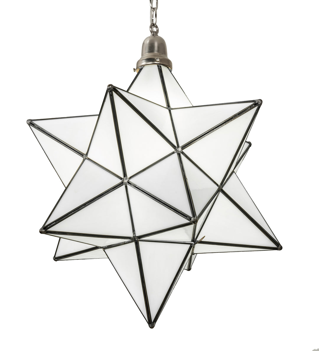 Meyda Tiffany Moravian Star 250854 Pendant Light - Brushed Nickel