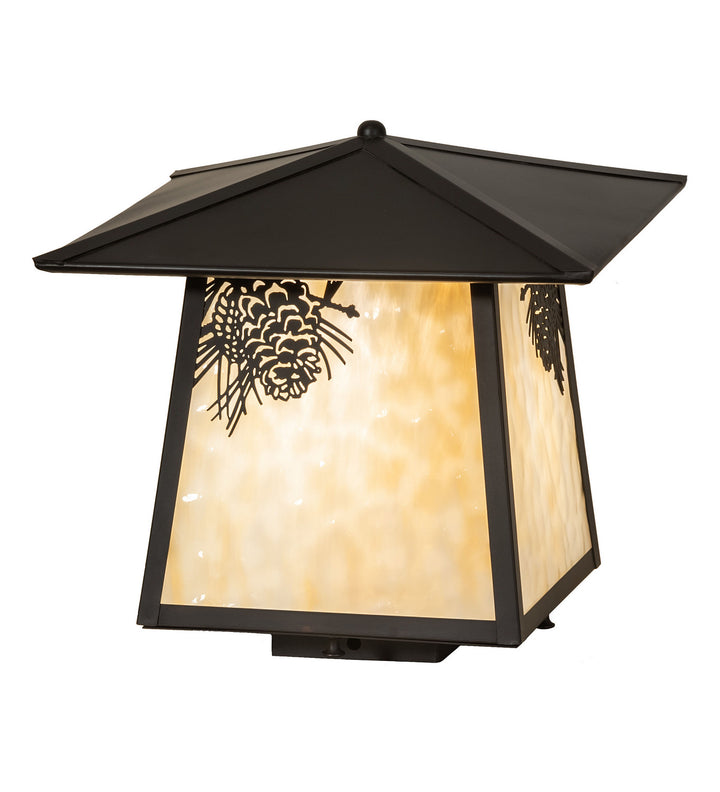 Meyda Tiffany Lighting 93336 Stillwater One Light Deck Light Outdoor Bronze / Dark