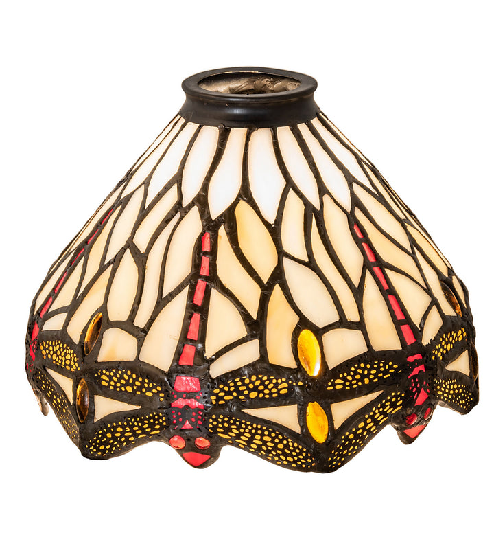 Meyda Tiffany Lighting 99247 Tiffany Hanginghead Dragonfly Shade Lamp Shade Bronze / Dark