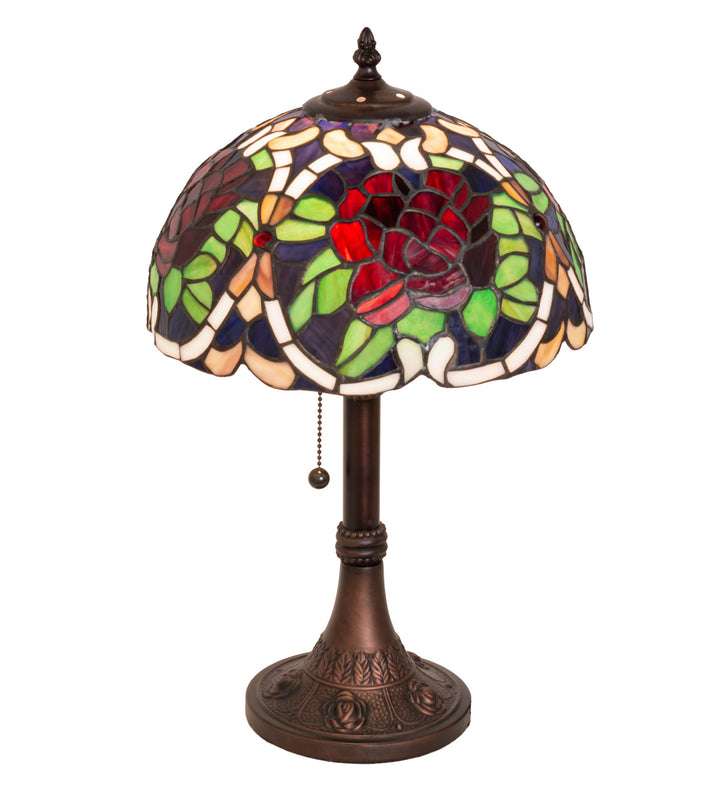 Meyda Tiffany Lighting 251062 Renaissance Rose One Light Table Lamp Lamp Bronze / Dark