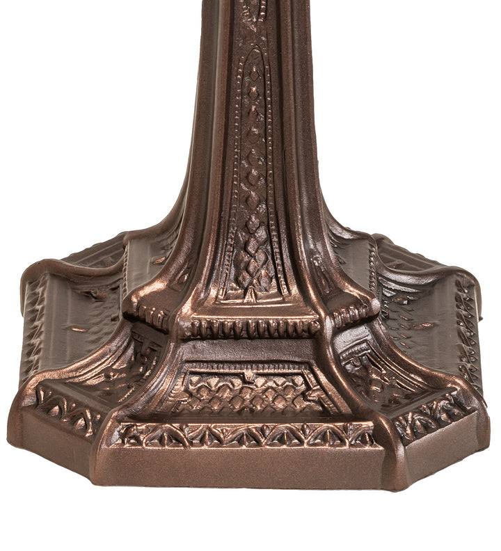 Meyda Tiffany Lighting 252221 Gothic One Light Banker's Lamp Lamp Bronze / Dark