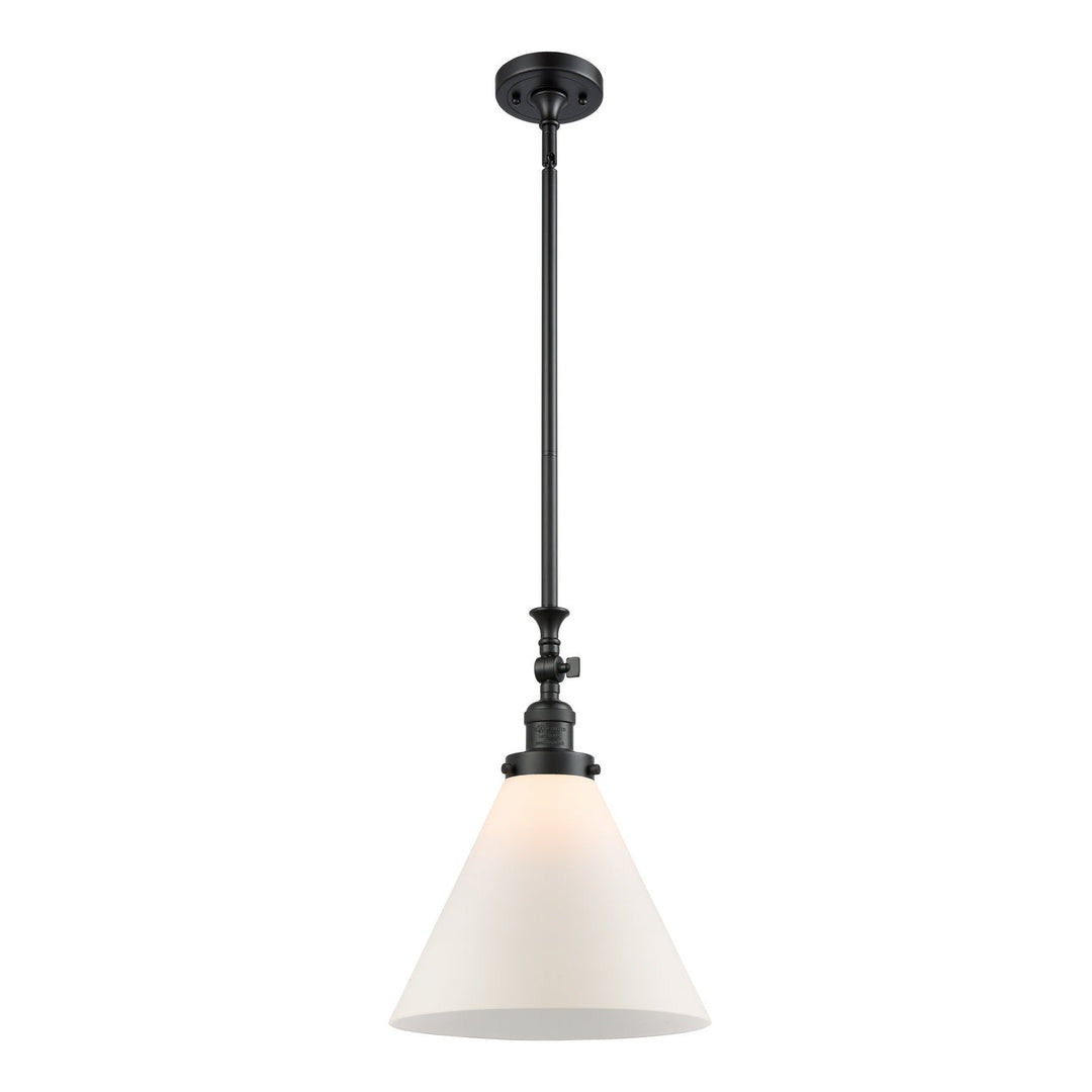 Innovations Franklin Restoration 206-BK-G41-L Pendant Light - Matte Black