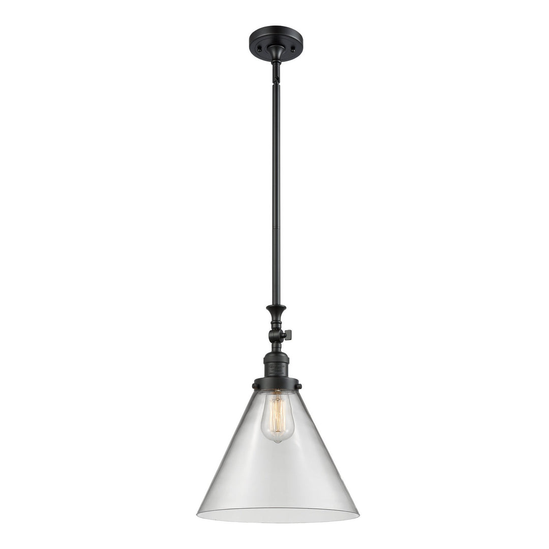 Innovations Franklin Restoration 206-BK-G42-L-LED Pendant Light - Matte Black