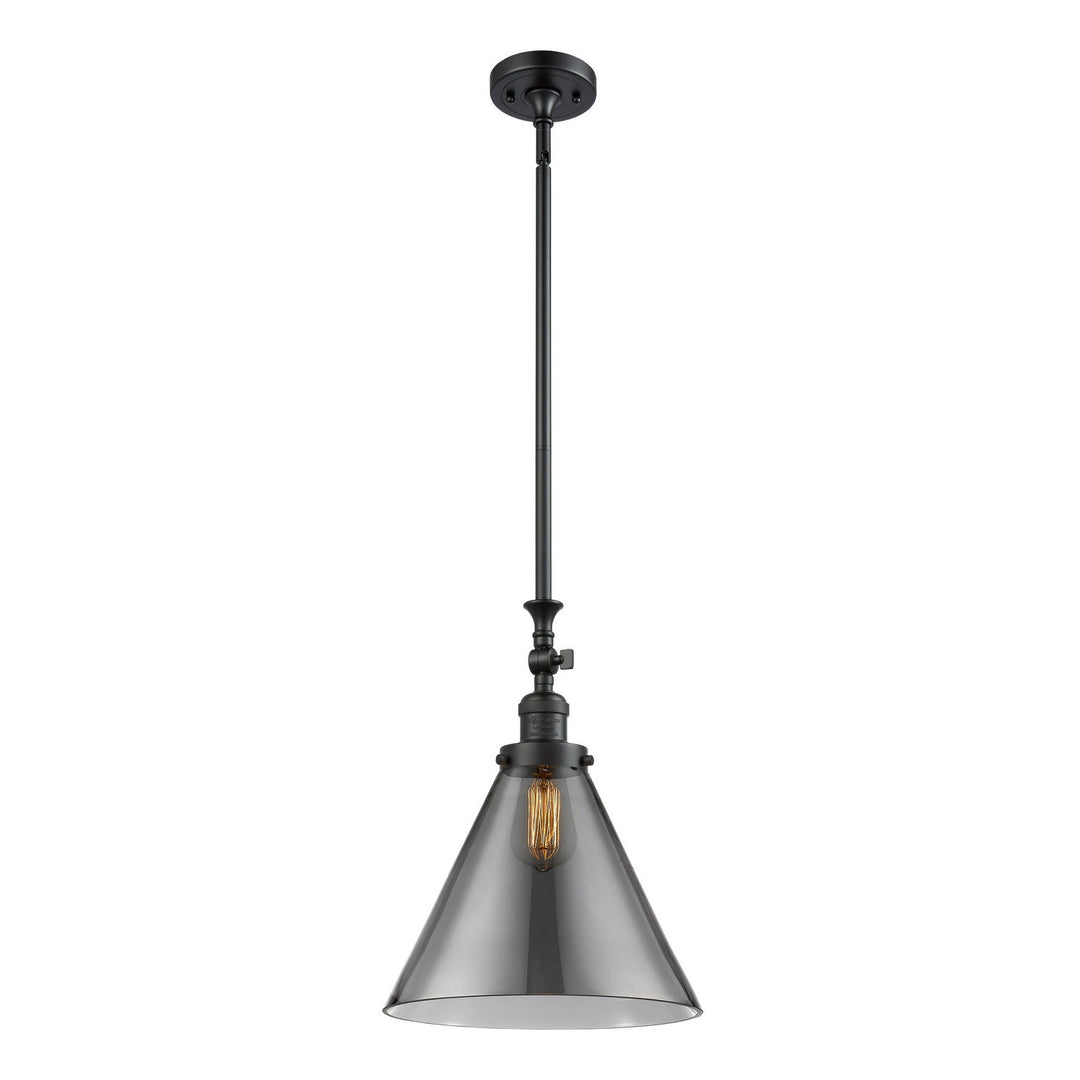 Innovations Franklin Restoration 206-BK-G43-L-LED Pendant Light - Matte Black