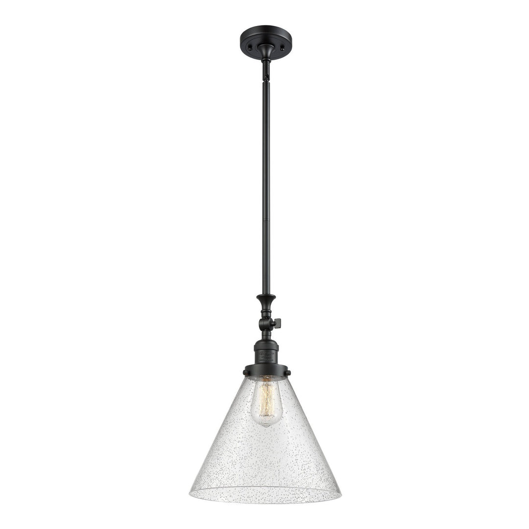 Innovations Franklin Restoration 206-BK-G44-L-LED Pendant Light - Matte Black