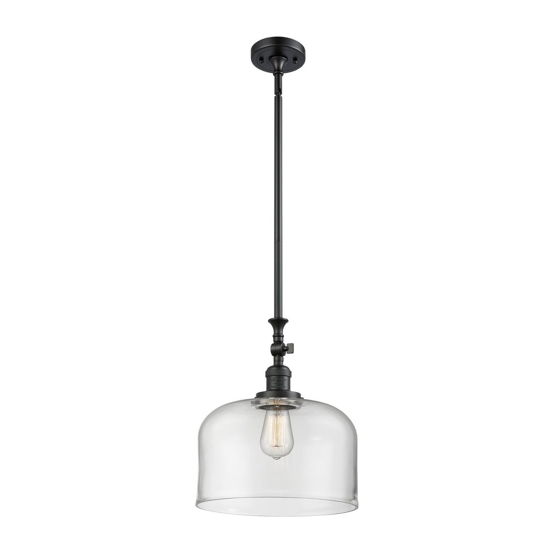 Innovations Franklin Restoration 206-BK-G72-L Pendant Light - Matte Black