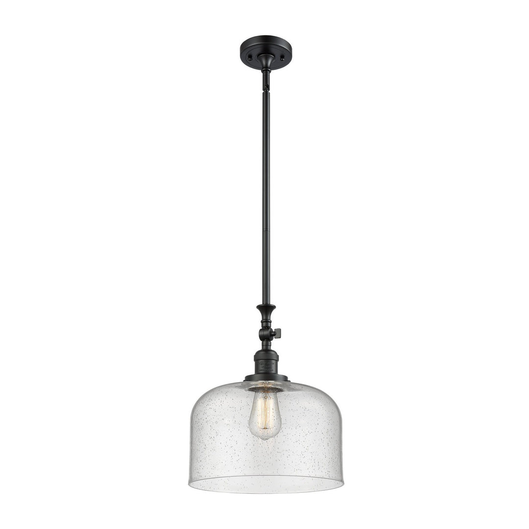 Innovations Franklin Restoration 206-BK-G74-L-LED Pendant Light - Matte Black