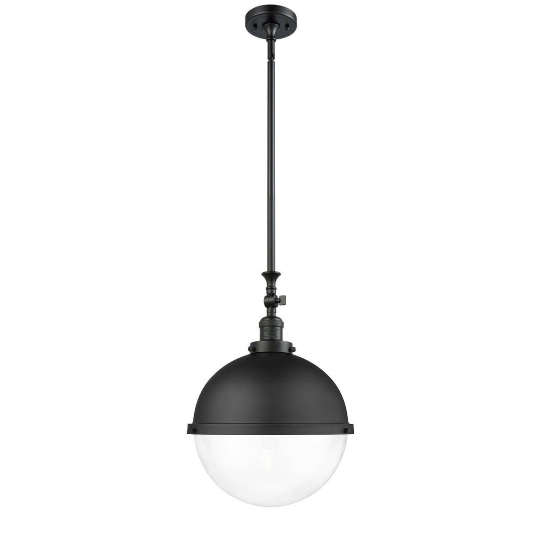 Innovations Franklin Restoration 206-BK-HFS-122-BK Pendant Light - Matte Black