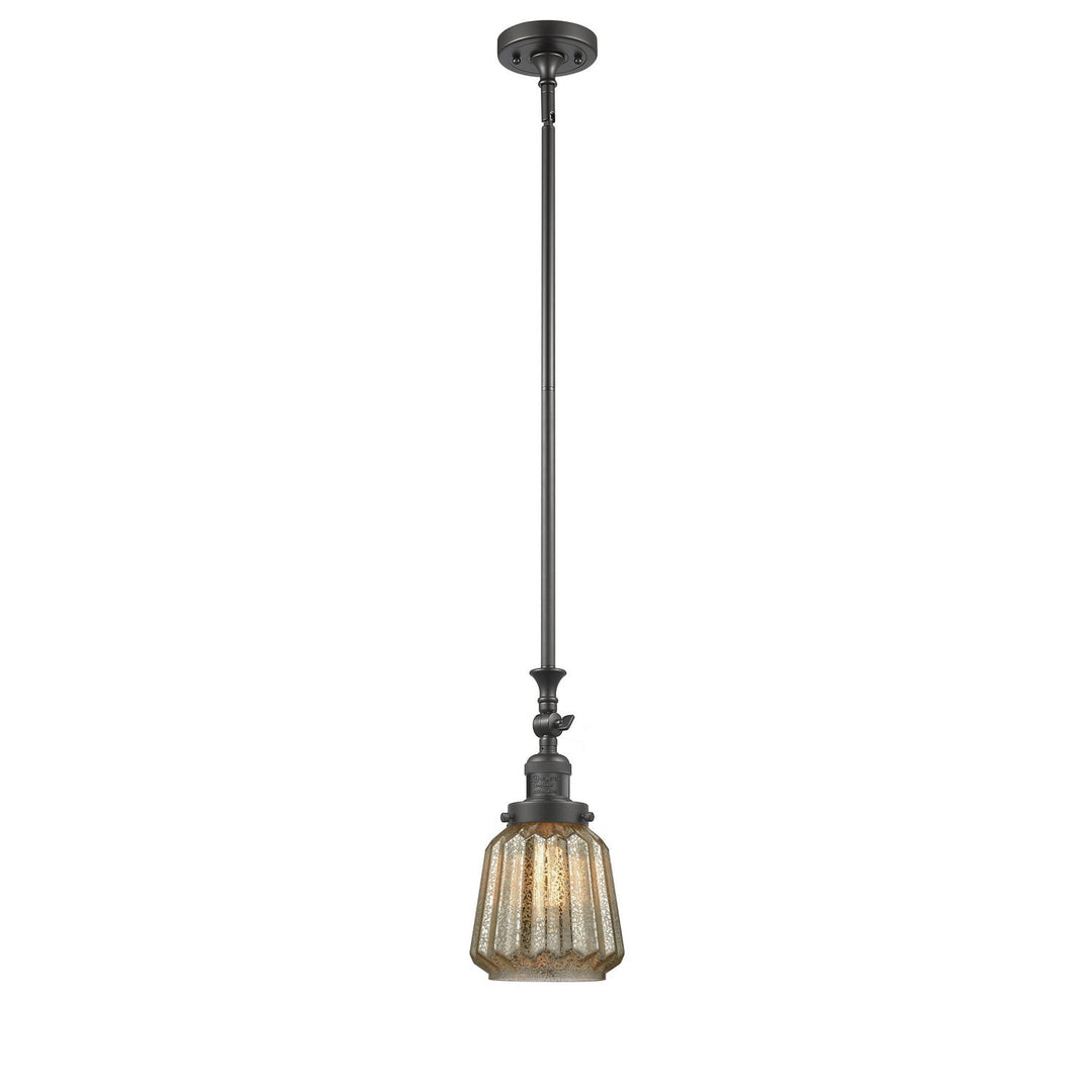 Innovations Franklin Restoration 206-OB-G146-LED Pendant Light - Oil Rubbed Bronze