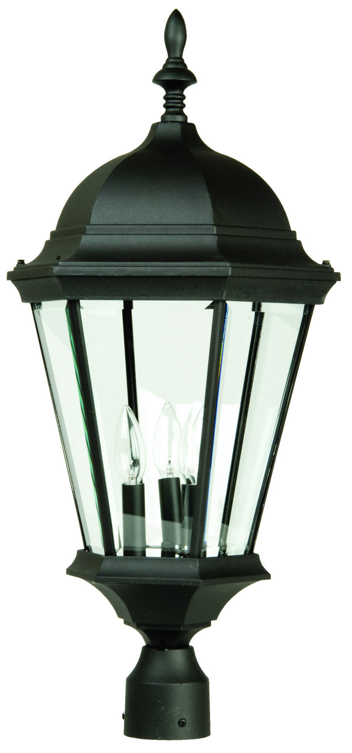 Craftmade Lighting Z555-TB  Straight Glass Cast Outdoor Textured Black