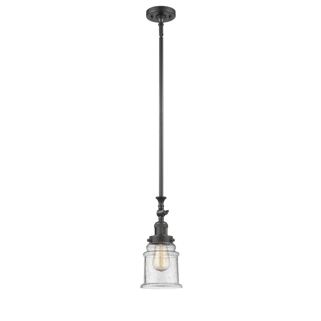 Innovations Franklin Restoration 206-OB-G184-LED Pendant Light - Oil Rubbed Bronze
