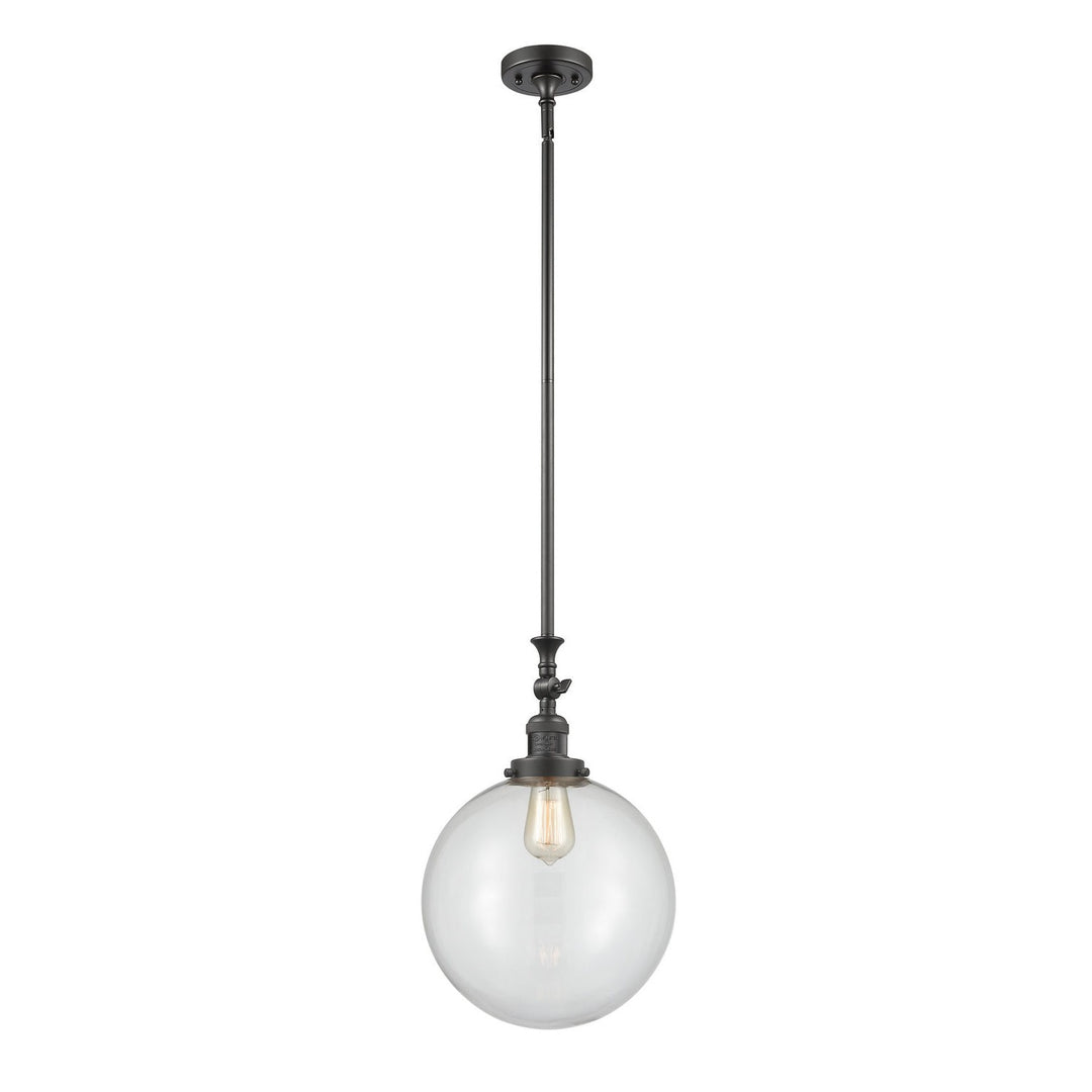 Innovations Franklin Restoration 206-OB-G202-12 Pendant Light - Oil Rubbed Bronze