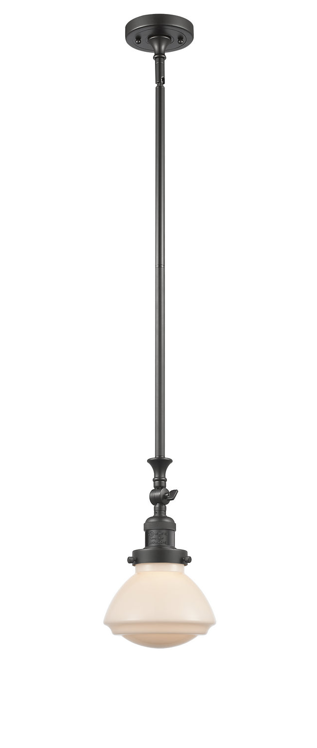 Innovations Franklin Restoration 206-OB-G321-LED Pendant Light - Oil Rubbed Bronze