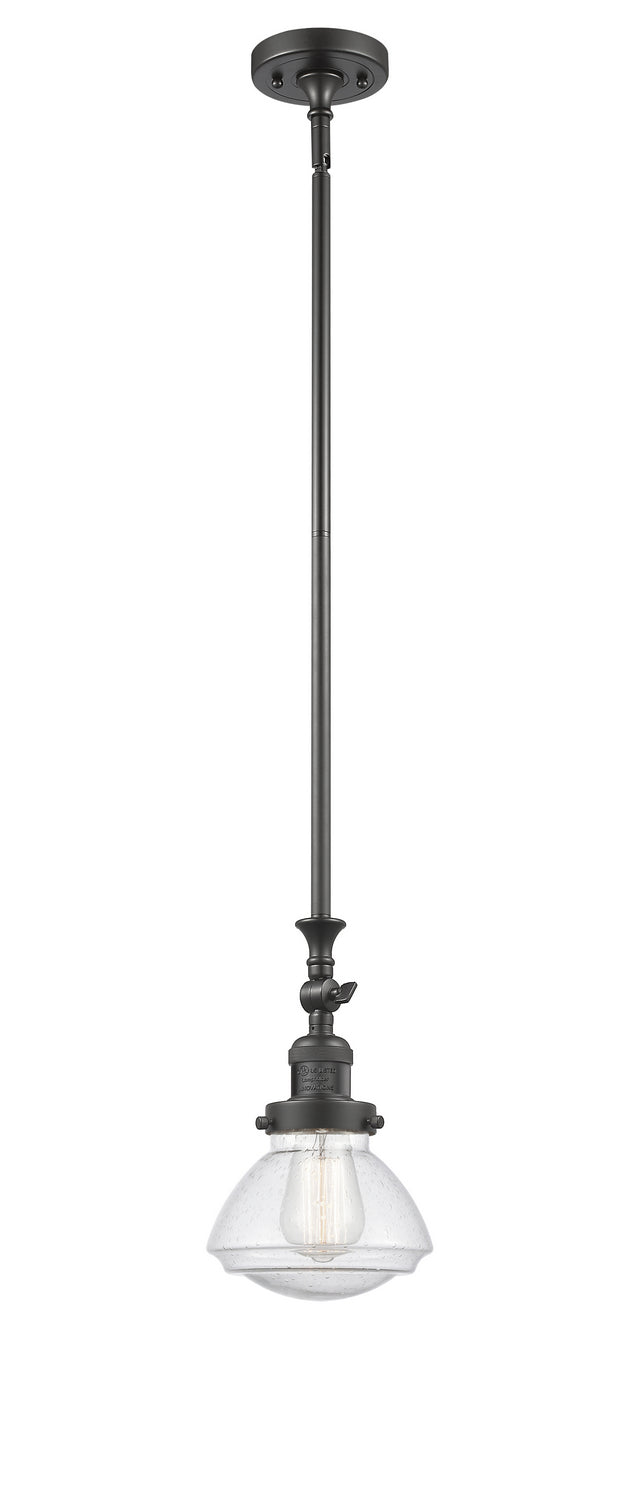Innovations Franklin Restoration 206-OB-G324-LED Pendant Light - Oil Rubbed Bronze