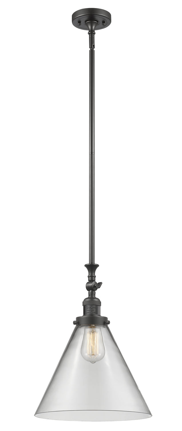 Innovations Franklin Restoration 206-OB-G42-L Pendant Light - Oil Rubbed Bronze