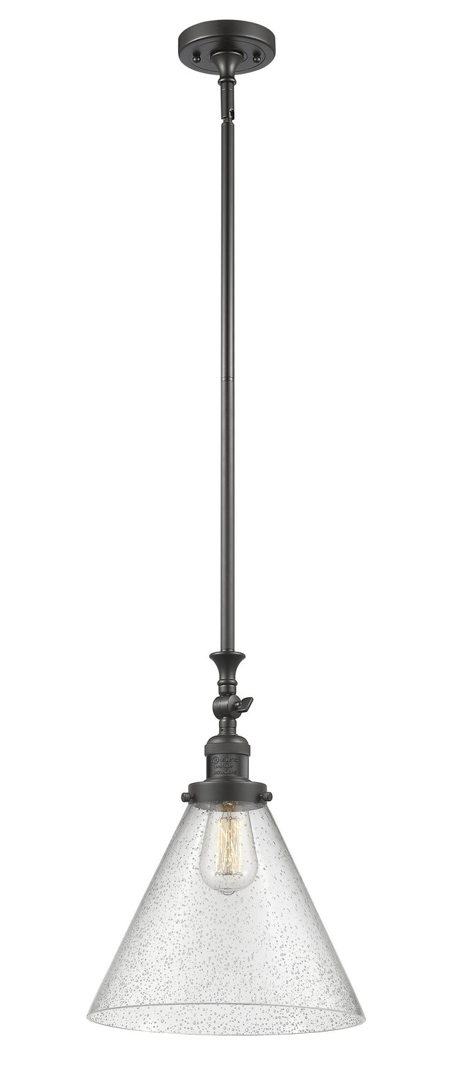 Innovations Franklin Restoration 206-OB-G44-L-LED Pendant Light - Oil Rubbed Bronze
