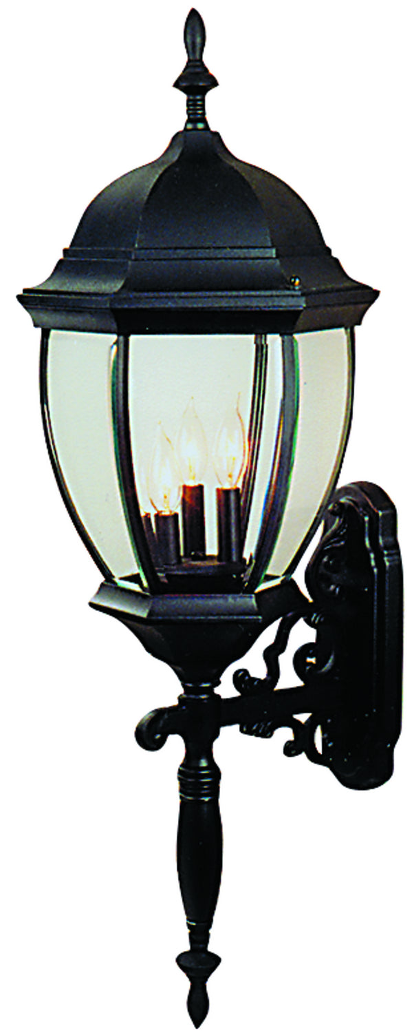 Craftmade Lighting Z580-TB  Bent Glass Cast Outdoor Textured Black