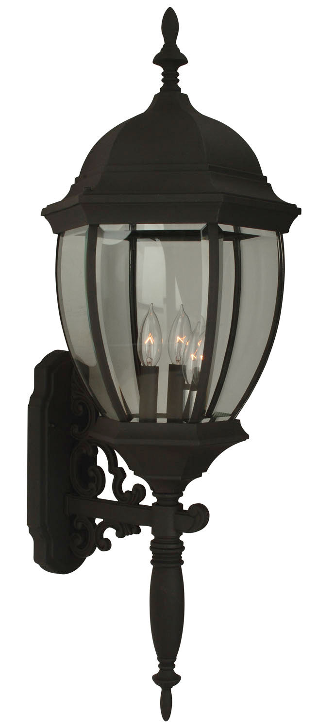 Craftmade Lighting Z580-TB  Bent Glass Cast Outdoor Textured Black