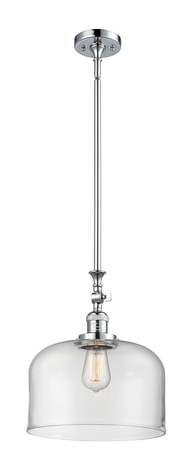 Innovations Franklin Restoration 206-PC-G72-L Pendant Light - Polished Chrome