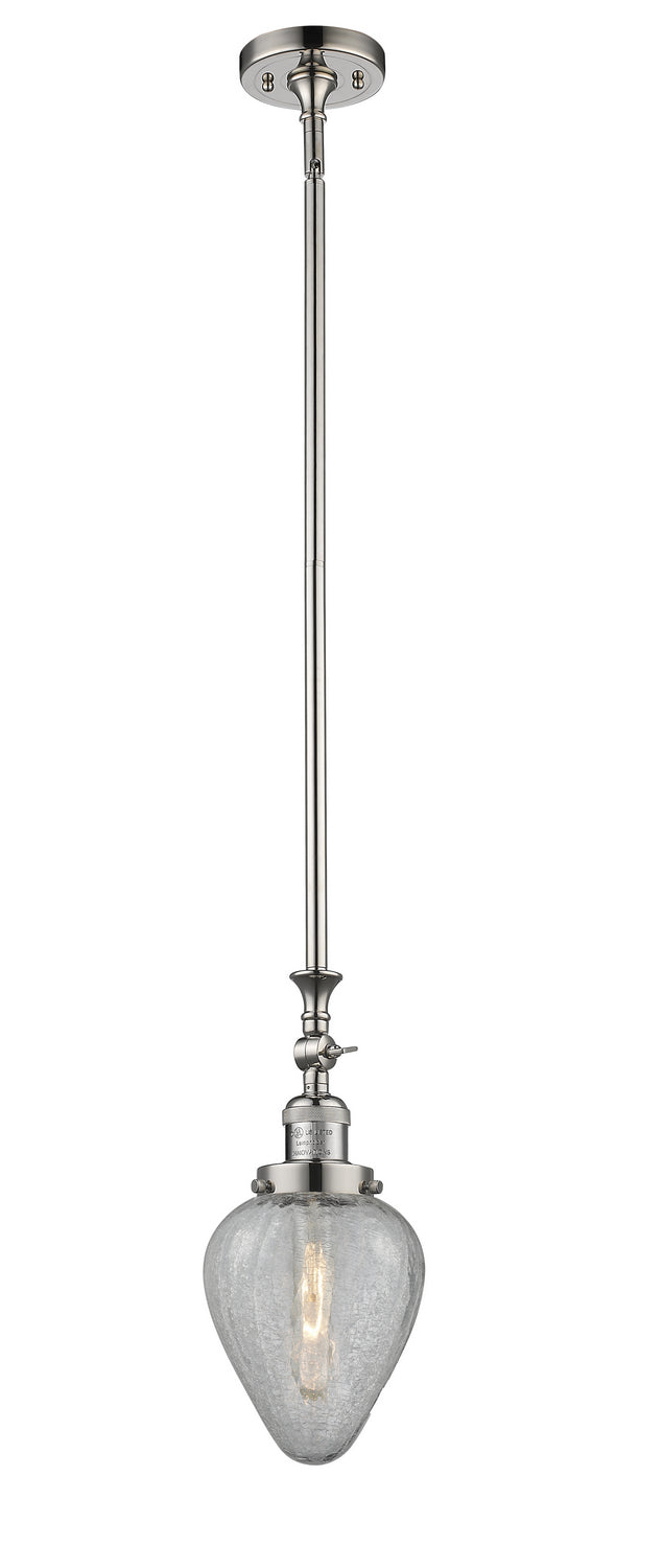 Innovations Franklin Restoration 206-PN-G165-LED Pendant Light - Polished Nickel