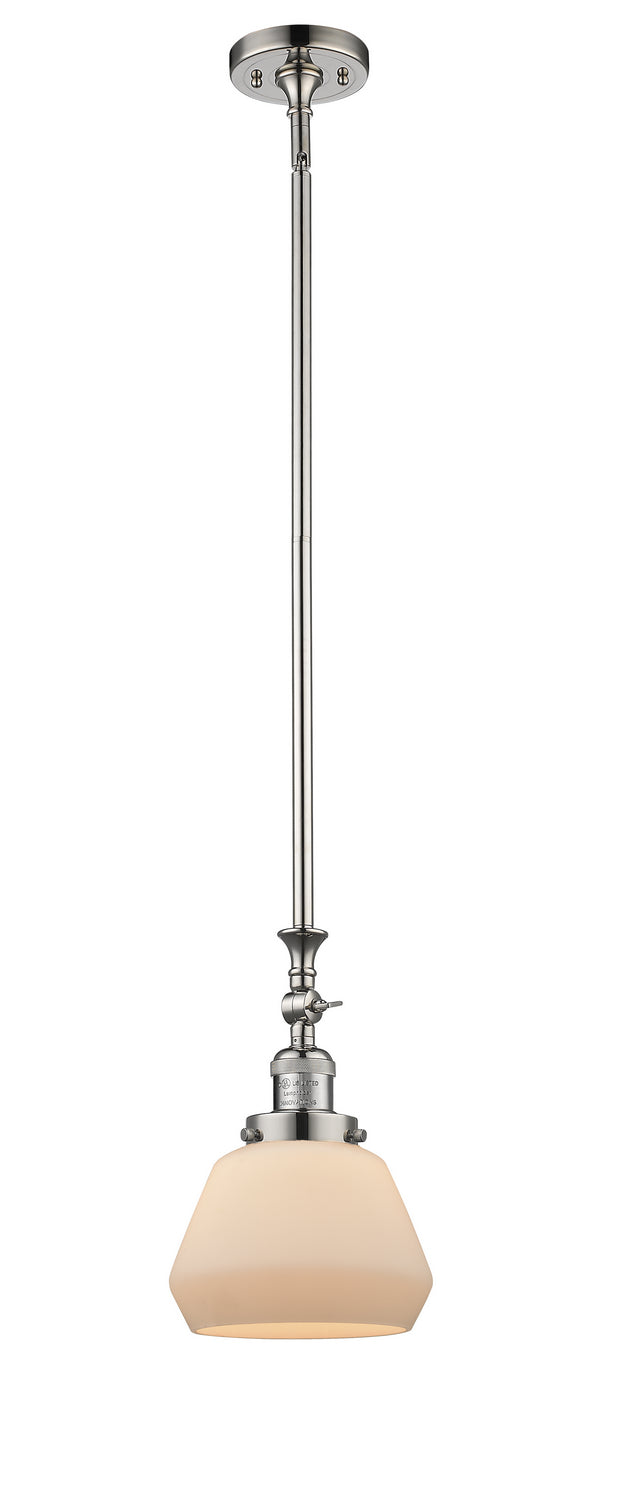 Innovations Franklin Restoration 206-PN-G171-LED Pendant Light - Polished Nickel