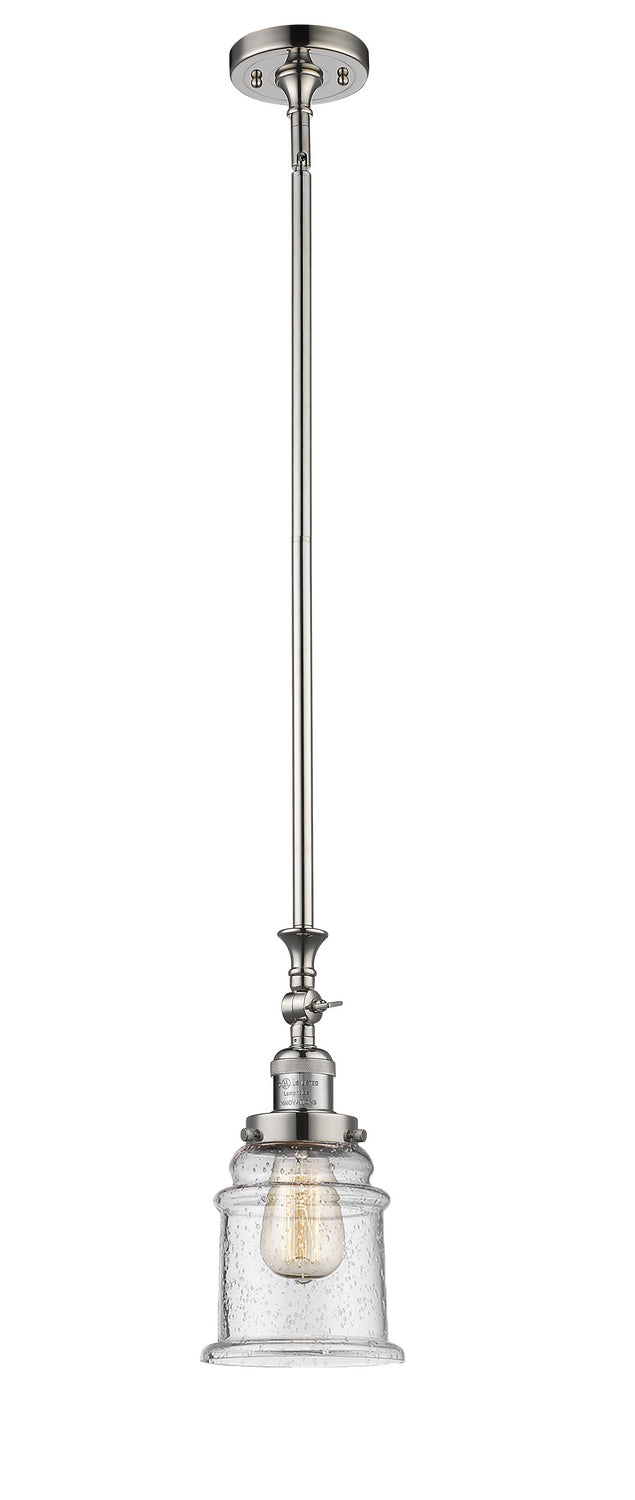 Innovations Franklin Restoration 206-PN-G184-LED Pendant Light - Polished Nickel
