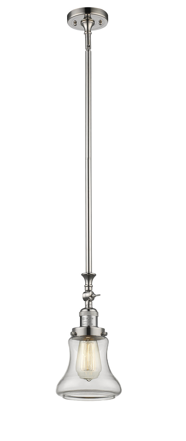 Innovations Franklin Restoration 206-PN-G192-LED Pendant Light - Polished Nickel