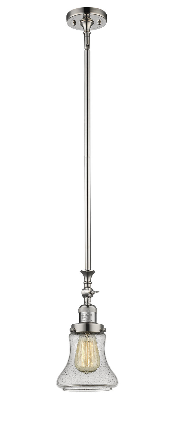 Innovations Franklin Restoration 206-PN-G194-LED Pendant Light - Polished Nickel