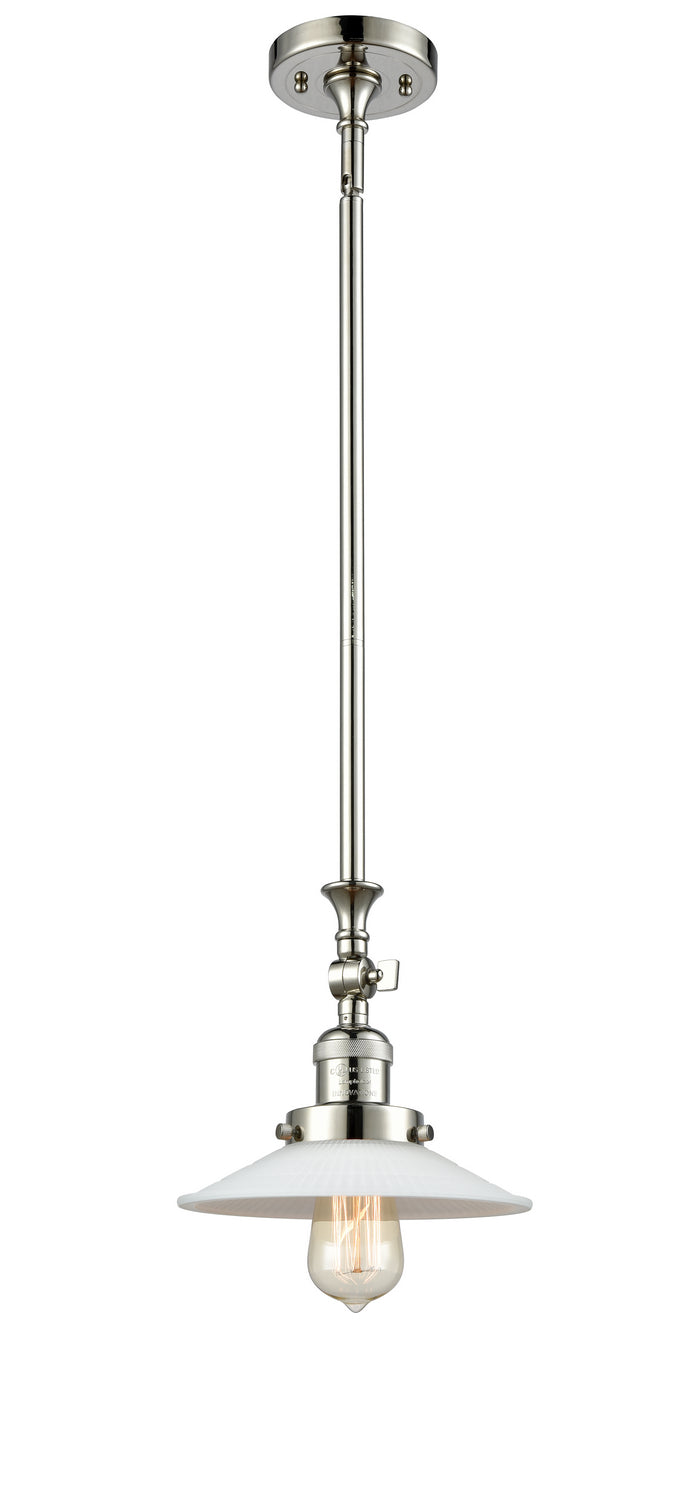 Innovations Franklin Restoration 206-PN-G1-LED Pendant Light - Polished Nickel