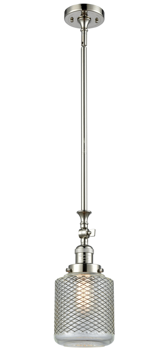 Innovations Franklin Restoration 206-PN-G262-LED Pendant Light - Polished Nickel