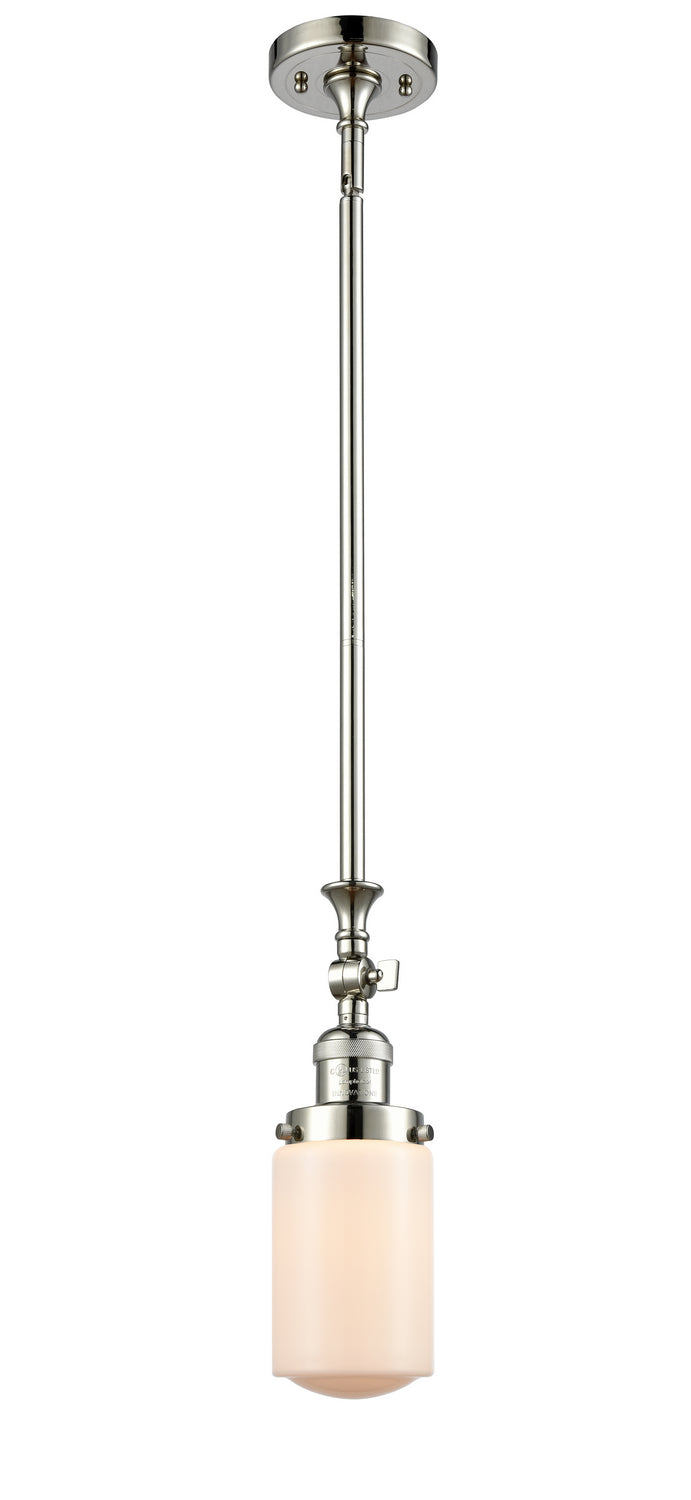 Innovations Franklin Restoration 206-PN-G311-LED Pendant Light - Polished Nickel