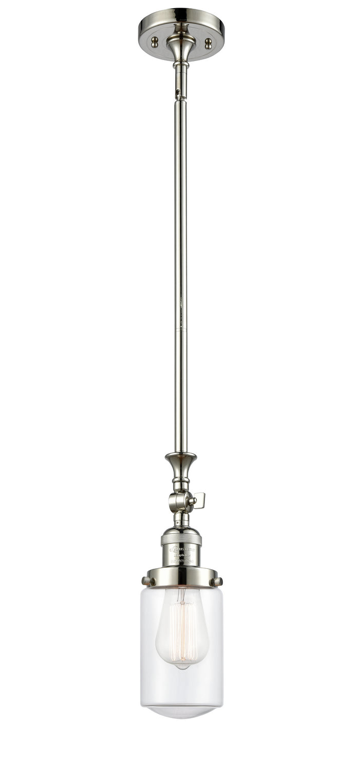 Innovations Franklin Restoration 206-PN-G312-LED Pendant Light - Polished Nickel