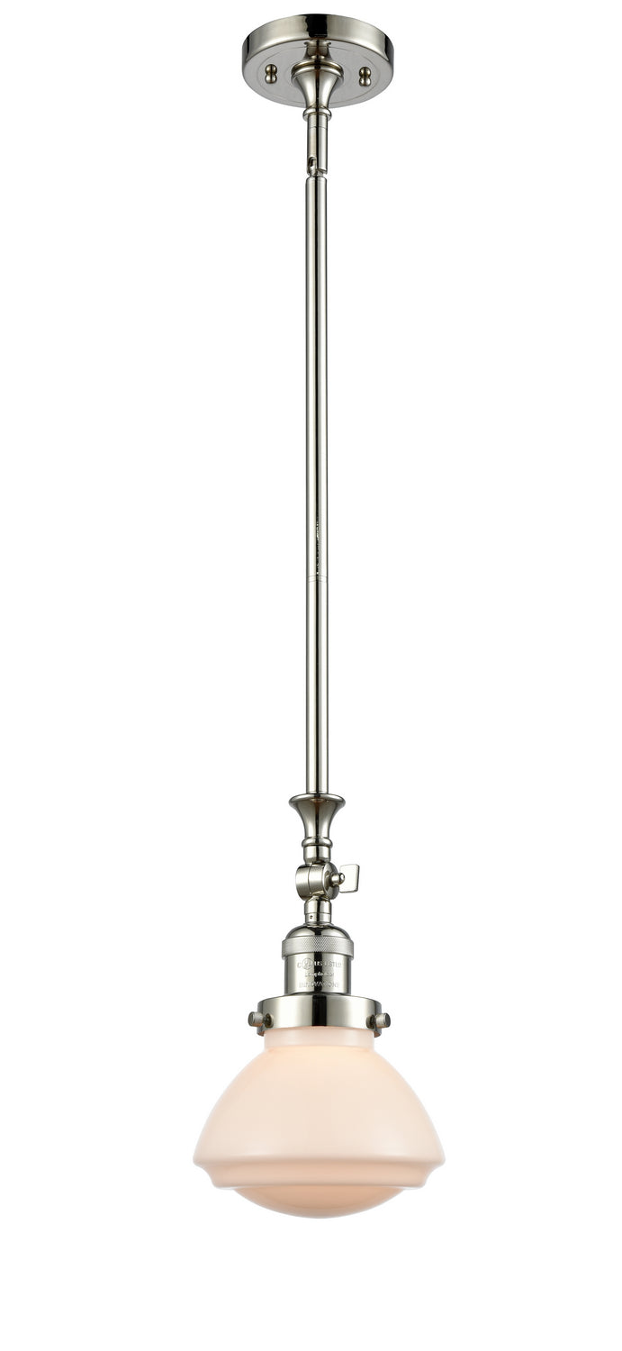 Innovations Franklin Restoration 206-PN-G321-LED Pendant Light - Polished Nickel