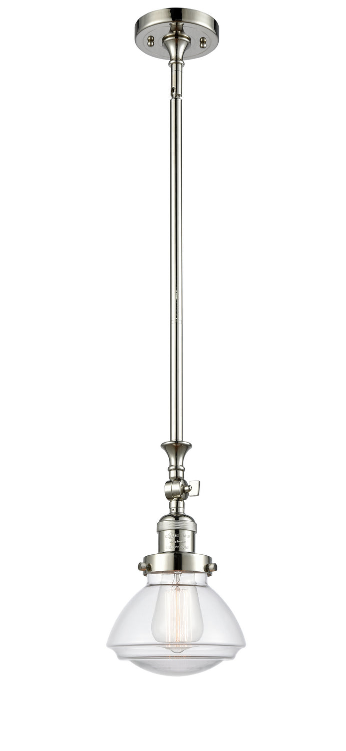 Innovations Franklin Restoration 206-PN-G322-LED Pendant Light - Polished Nickel