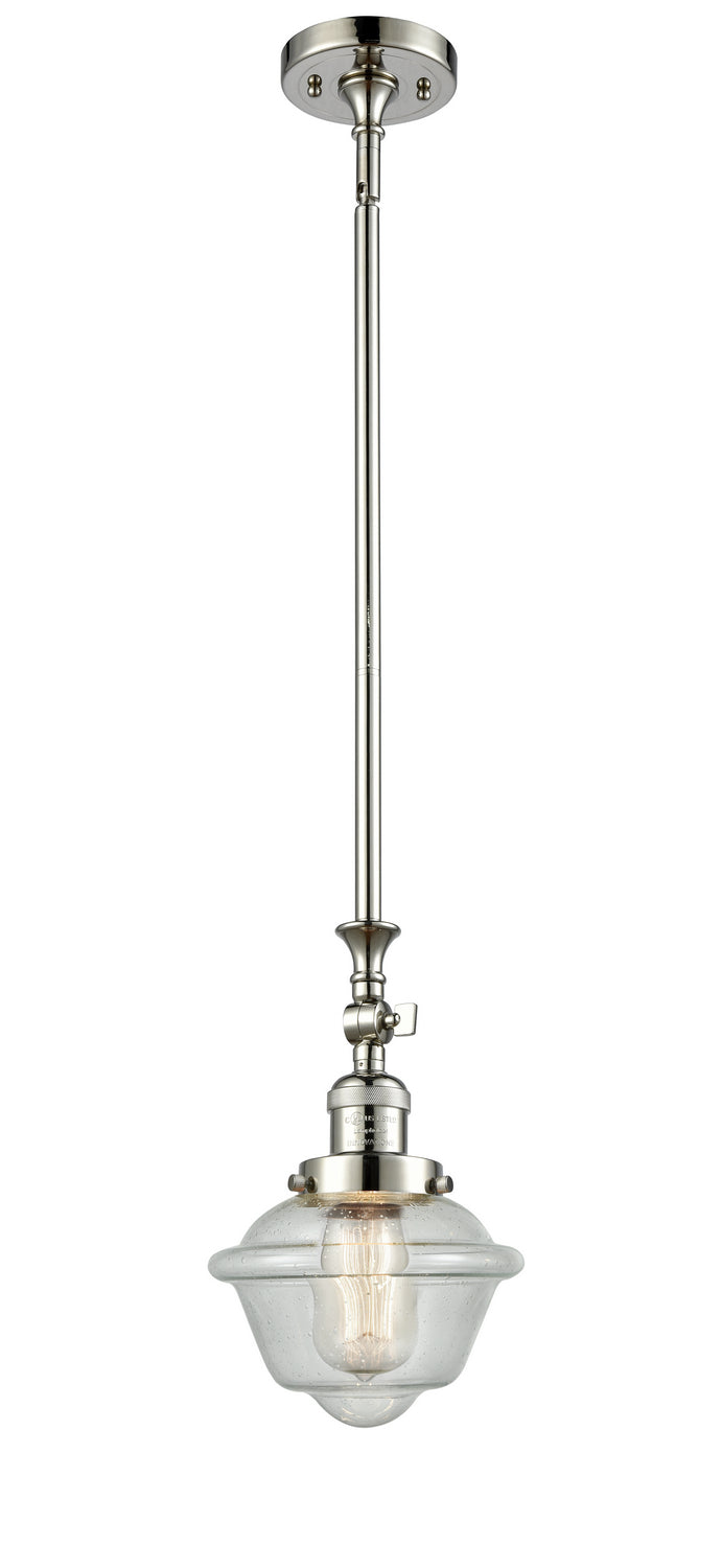 Innovations Franklin Restoration 206-PN-G534-LED Pendant Light - Polished Nickel