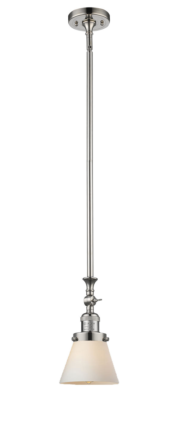 Innovations Franklin Restoration 206-PN-G61-LED Pendant Light - Polished Nickel