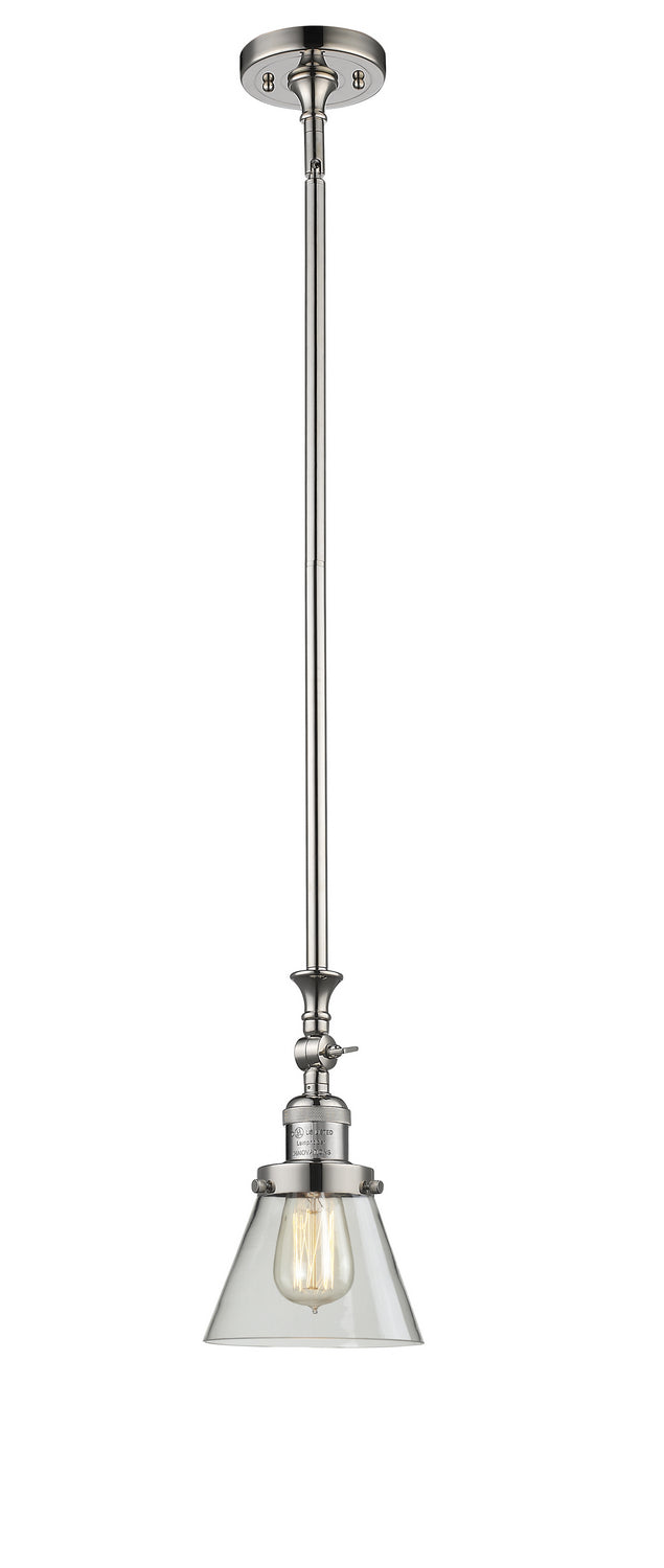 Innovations Franklin Restoration 206-PN-G62-LED Pendant Light - Polished Nickel