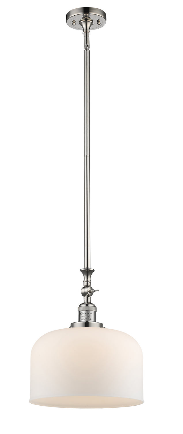 Innovations Franklin Restoration 206-PN-G71-L Pendant Light - Polished Nickel